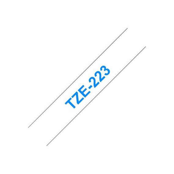 Brother TZe223 Blue on white Roll (0.9 cm x 8 m) | TZE223