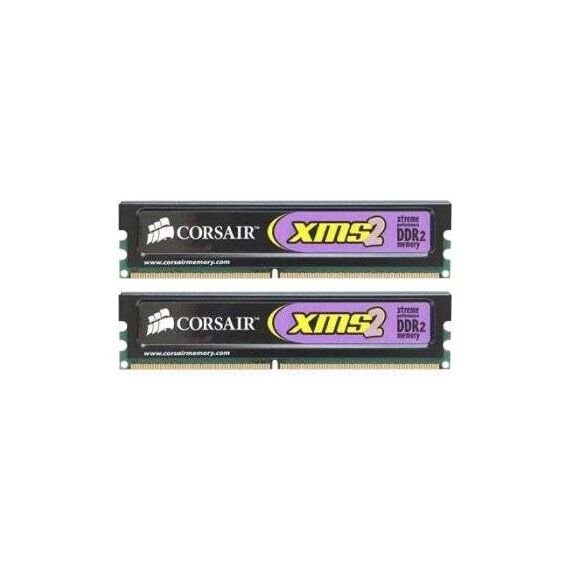 Corsair XMS2 DDR2 4 GB : 2 x 2 GB DIMM | TWIN2X4096-6400C5C