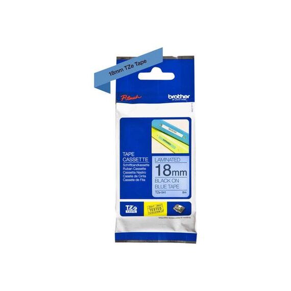 TZe541 Black on blue Roll  Brother | TZE541