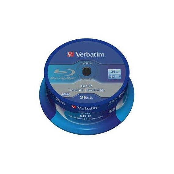 Verbatim DataLife 25 x BD-R 25 GB 6x spindle | 43837