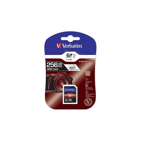 Verbatim Premium Flash memory card 256 GB UHS Class | 44026