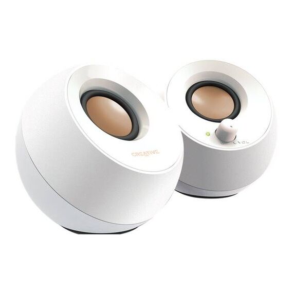 Creative Pebble Speakers for PC 4.4 Watt WHITE