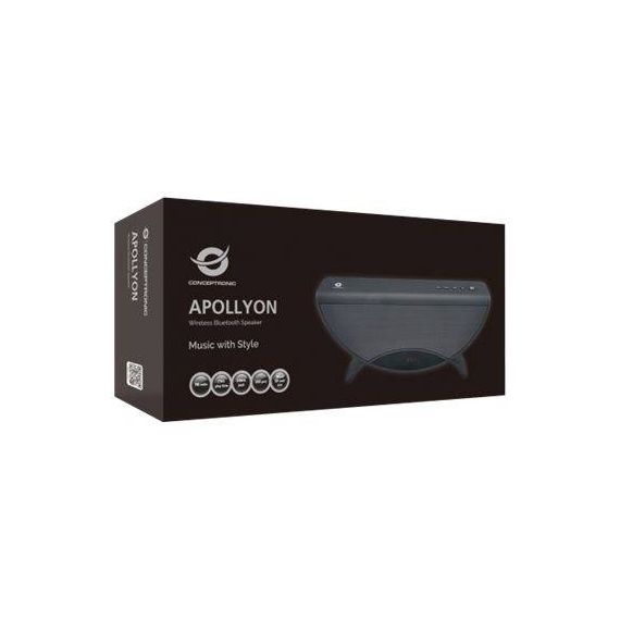 Conceptronic APOLLYON 01R Speaker Bluetooth 10Watt red