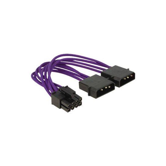 DeLOCK Power adapter 4PIN power (M) to 8pin | 83703