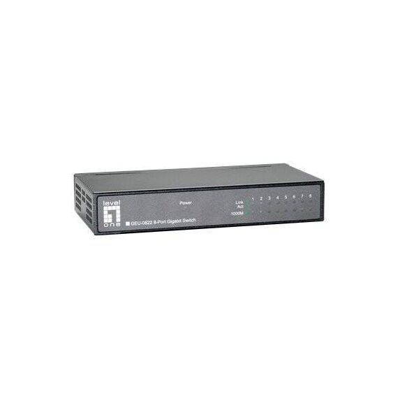 LevelOne GEU-0822 Switch 8 x 101001000 desktop | GEU-0822