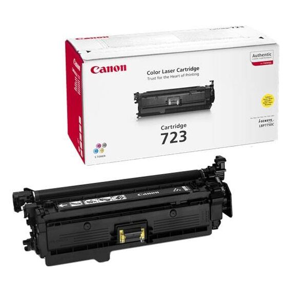 Canon 723 Y Yellow original toner cartridge | 2641B002