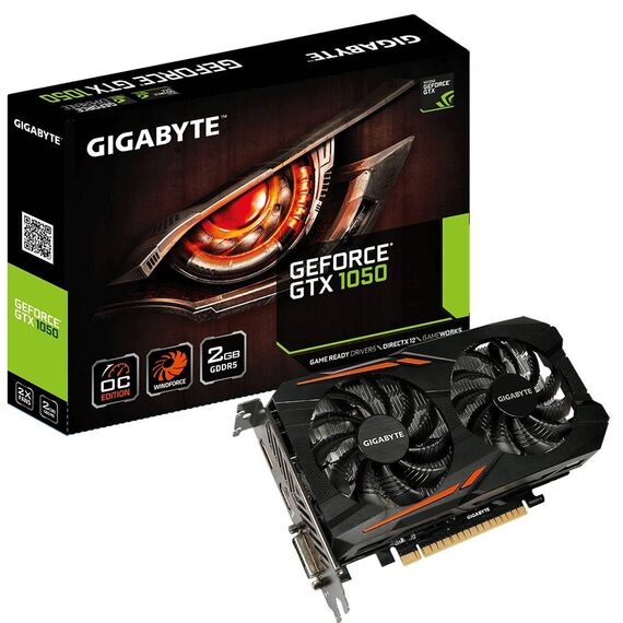 Gigabyte GeForce GTX 1050 OC 2G | GV-N1050OC-2GD