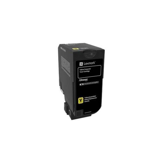 Lexmark Yellow original toner cartridge LCCP, | 74C20YE