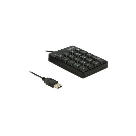DeLOCK Keypad USB black retail | 12481