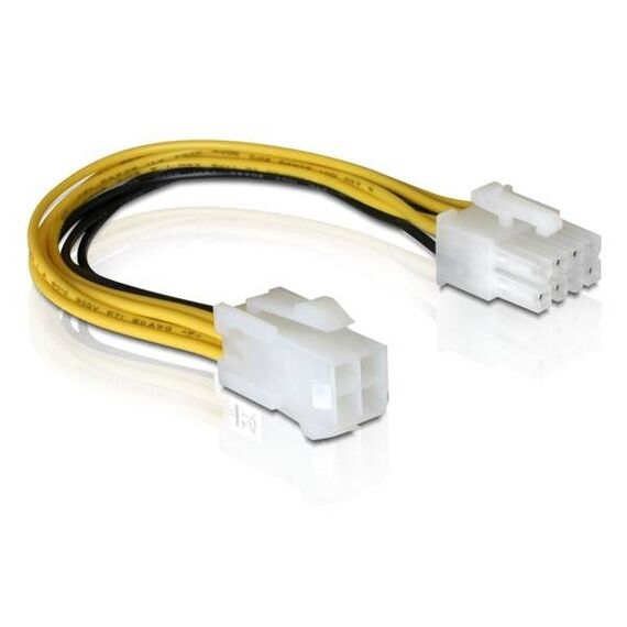 DeLOCK Power connector 4 pin ATX12V (M) to 8 pin| 82405
