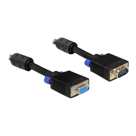 DeLOCK VGA extension cable HD-15 (M) to HD-15 (F) 5m | 82566