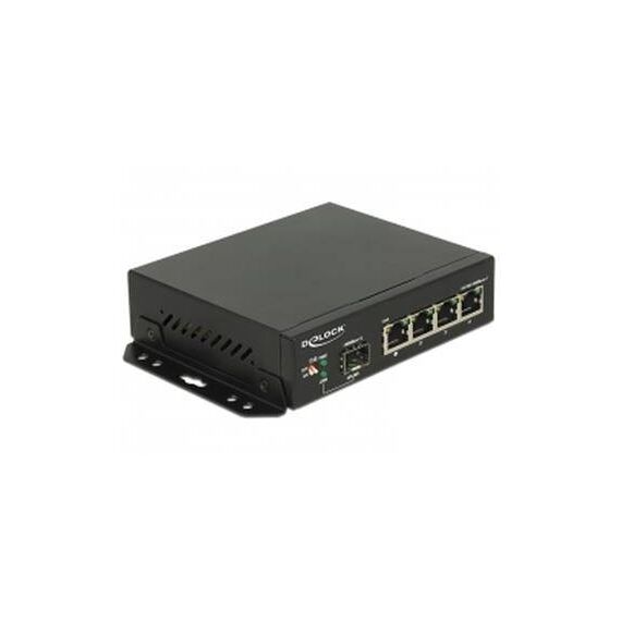 DeLock Switch 4 x  + 1 x SFP desktop | 87704