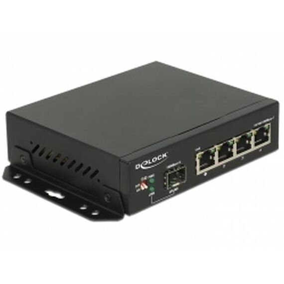 DeLock Switch 4 x  + 1 x SFP desktop | 87704