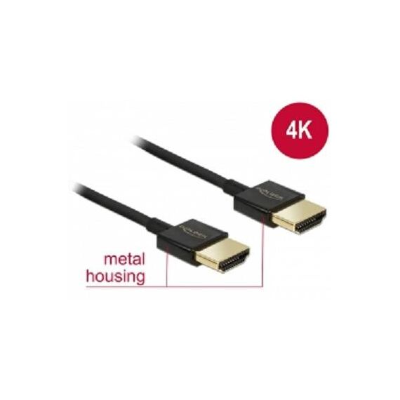 DeLOCK Slim Premium HDMI cable  4.5m| 84775