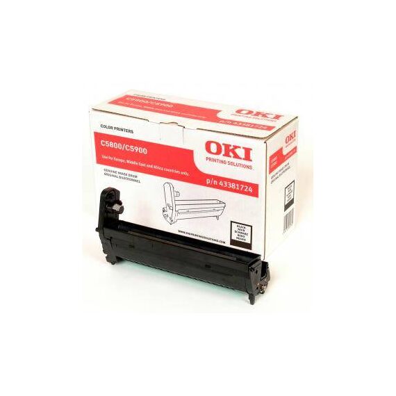 OKI Black drum kit for C5550 MFP, 5800dn, | 43381724