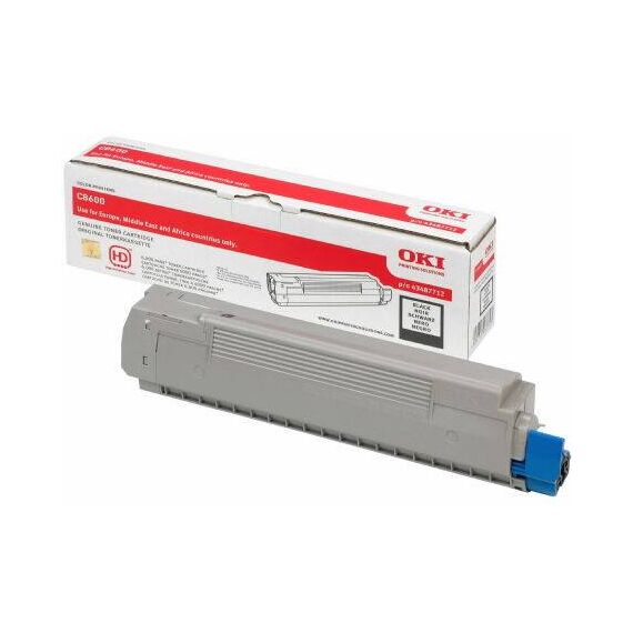 OKI Black original toner for C8600cdtn | 43487712