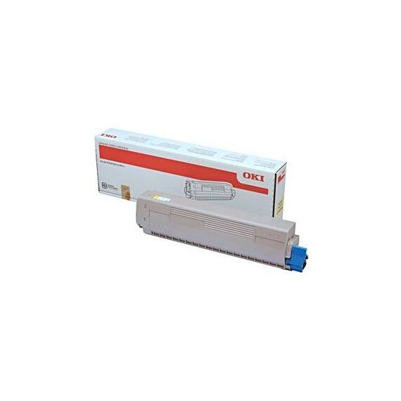 OKI Yellow original toner for MC853DN| 45862837