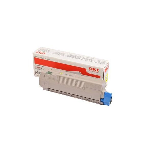OKI Yellow original toner cartridge for C612dn, | 46507505