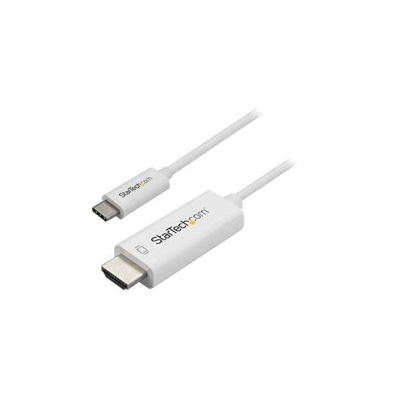 StarTech.com 1m USB-C to HDMI Cable white| CDP2HD1MWNL