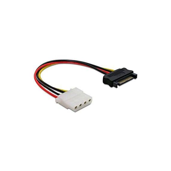 DeLOCK Power cable SATA power (M) to 4 PIN 12cm| 60115