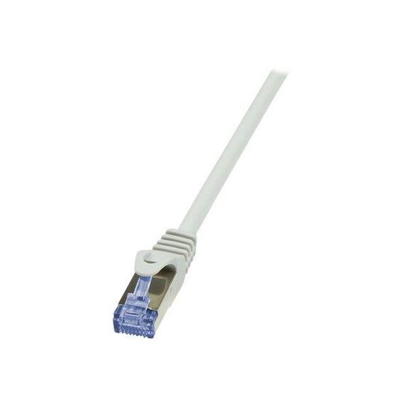 LogiLink Patch cable RJ-45 50cm CAT6a grey| CQ3022S