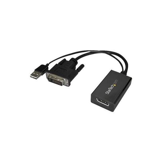 StarTech.com DVI to DisplayPort Adapter USB Power | DVI2DP2
