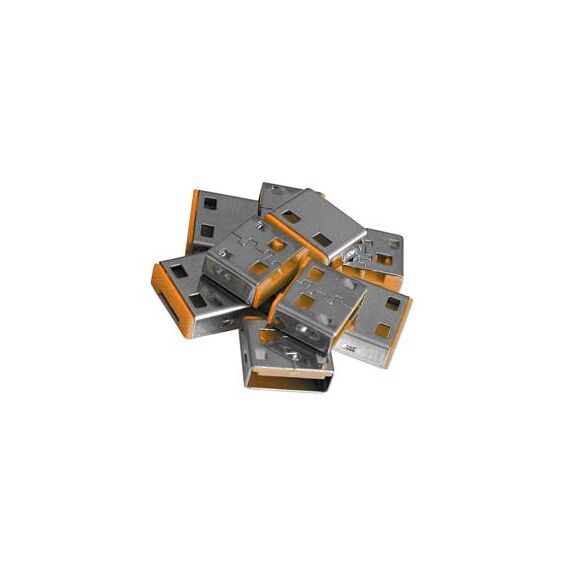 Lindy USB Port Blocker USB port blocker orange | 40463