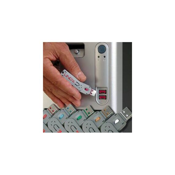 Lindy USB Port Blocker USB port blocker pack of 4 | 40453