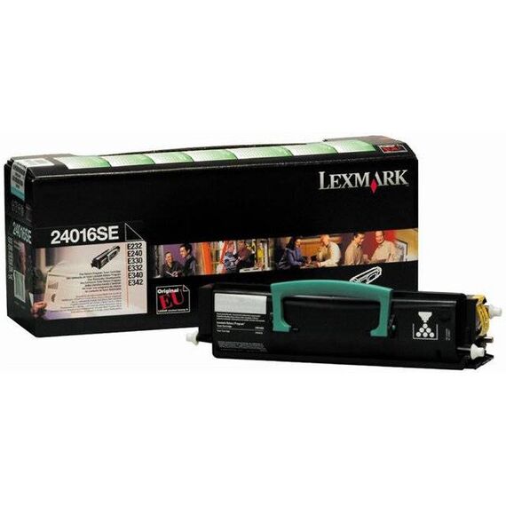 Lexmark Black original toner cartridge LCCP, LRP | 24016SE