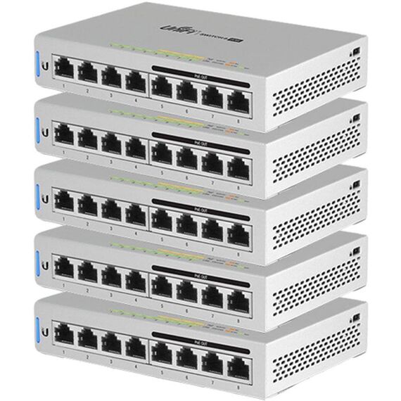 Ubiquiti UniFi Switch US-8-60W Switch Managed  (pack of 5)