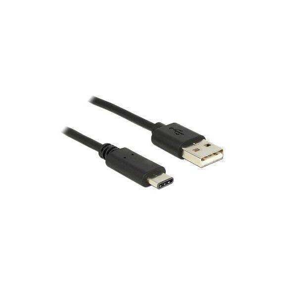 Delock Cable USB2.0 male to USB Type-C 1.0m | 83600