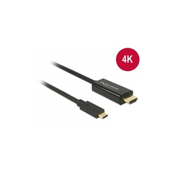 Delock Cable USB Type-C to HDMI (DP Alt Mode) 4K 1m black