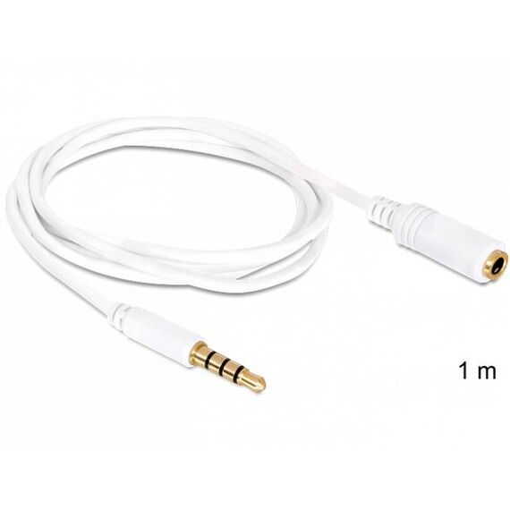 Delock Extension Cable Audio Stereo Jack 3.5mm 1m 84480