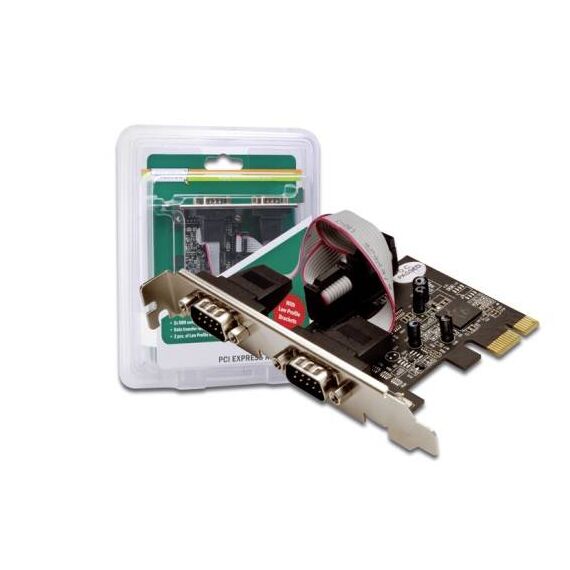 DIGITUS DS-30000-1 Serial adapter PCIe 2 ports DS-30000-1