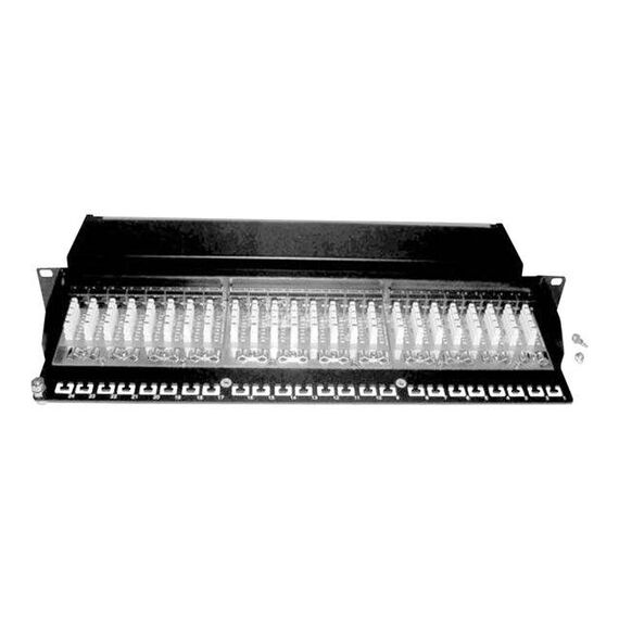 DIGITUS  Patch panel RJ-45 X12  black 1U DN-91612SD-EA