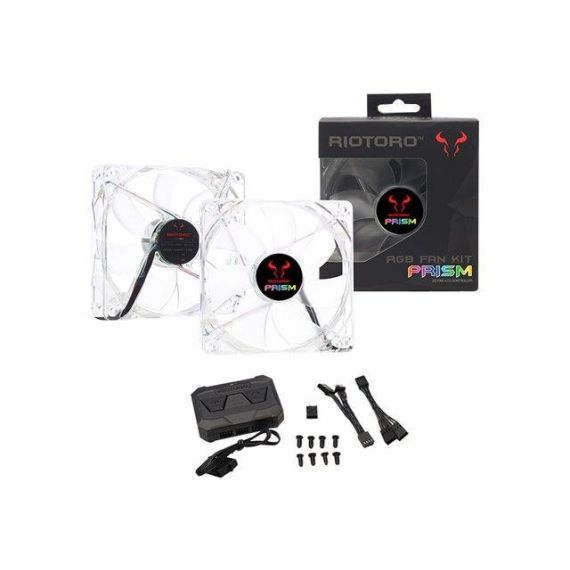 RIOTORO Prism 256 Color RGB Case fan 120 mm FRGB256-168X