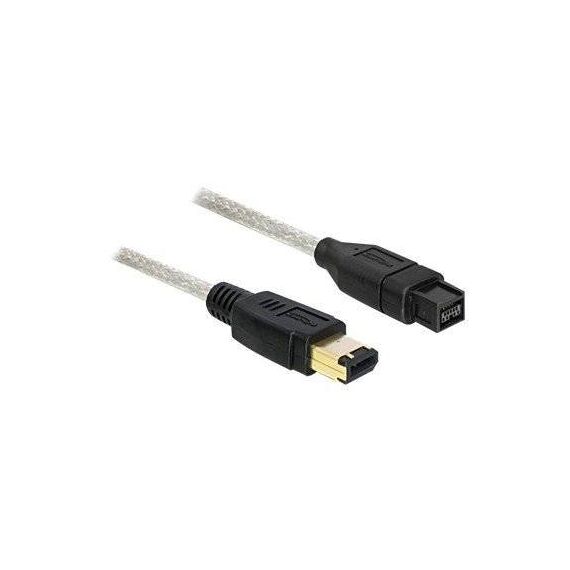 DeLOCK IEEE 1394 cable 9 pin FireWire 800 (M) to 6 82595