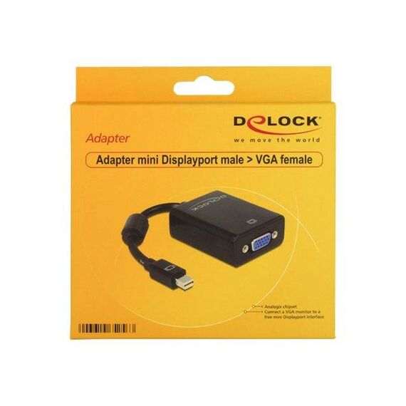 DeLOCK Adapter mini Displayport > VGA 15 pin female 65256
