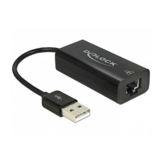 DeLock Adapter USB 2.0 > LAN 10100 Mbs Network 62595