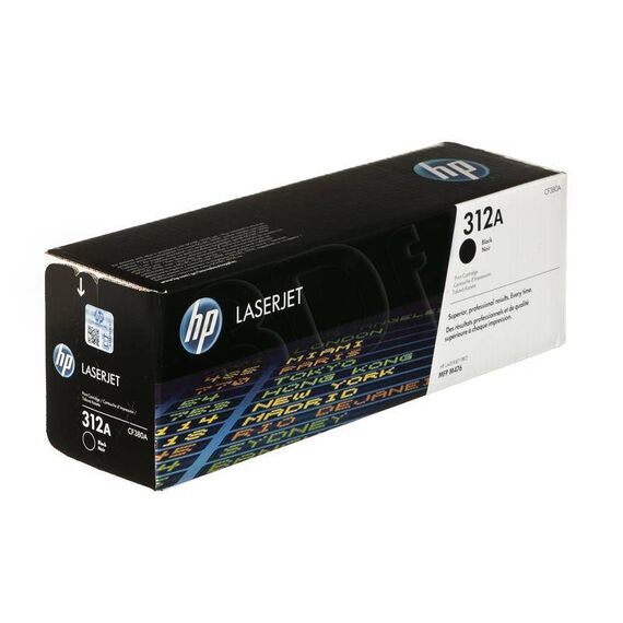 HP 312A Black original LaserJet toner cartridge CF380A