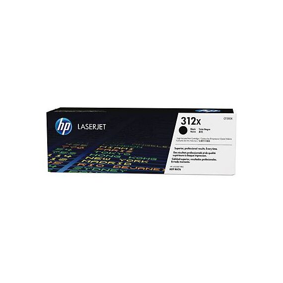 HP 312X High Yield black original LaserJet toner CF380XC