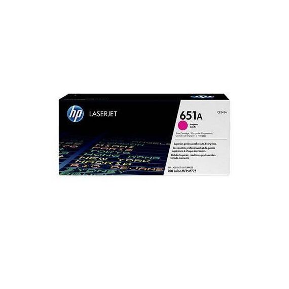 HP 651A Magenta original LaserJet toner cartridge CE343A