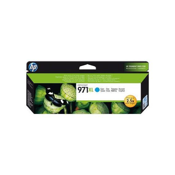 HP 971XL High Yield cyan original ink cartridge CN626AE