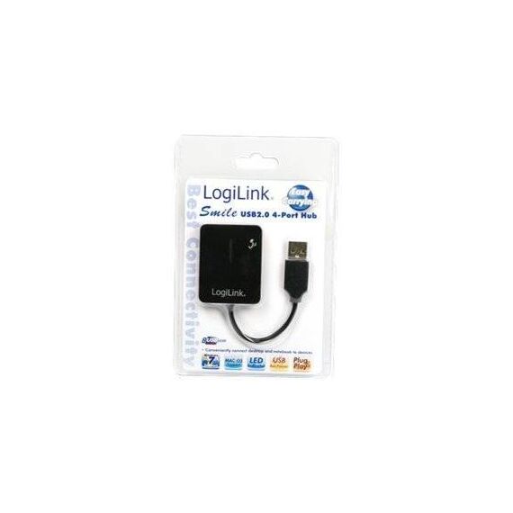 LogiLink Smile USB2.0 4-Port Hub Hub 4 x USB 2.0 UA0139