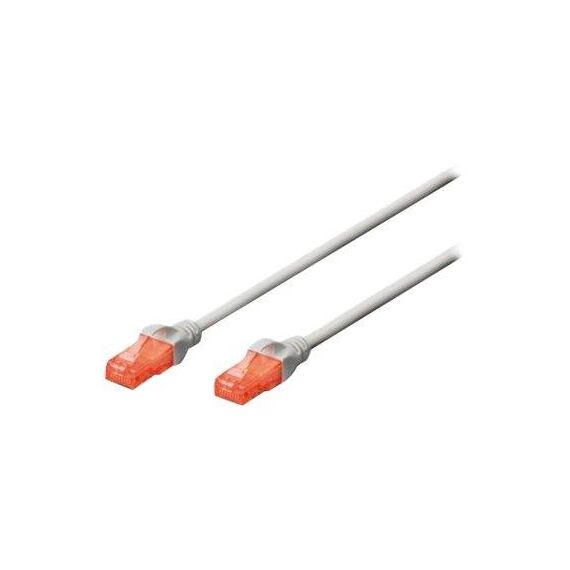 DIGITUS Patch cable RJ-45 (M) 1m grey  DK-1612-010