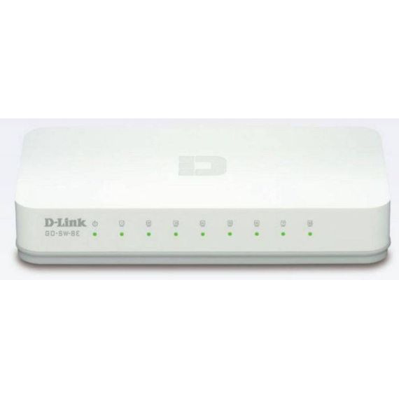 Dlinkgo 8-Port Fast Ethernet Easy Desktop GO-SW-8EE
