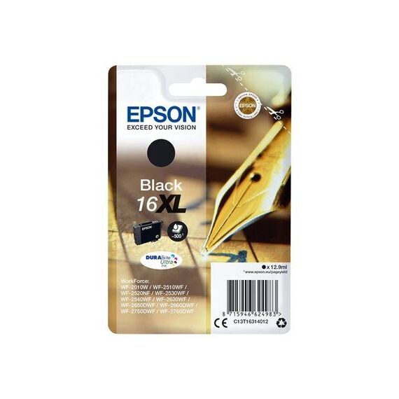 Epson 16XL 12.9 ml XL black original ink C13T16314012