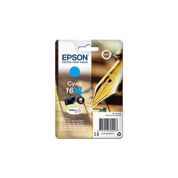 Epson 16XL 6.5 ml XL cyan original ink C13T16324012