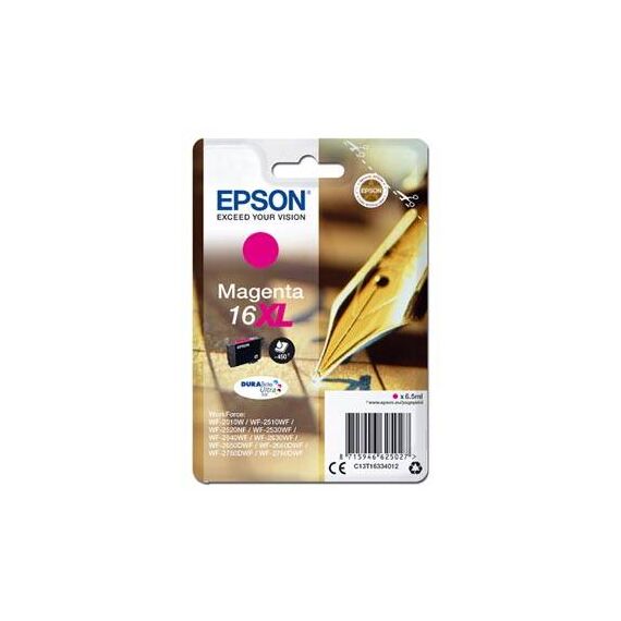 Epson 16XL 6.5 ml XL magenta ink C13T16334012