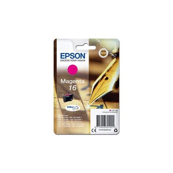 Epson 16 3.1 ml magenta original ink C13T16234012